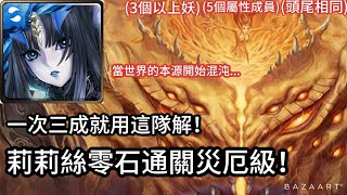 【神魔】做球災厄又來了，簡單一次三成就！莉莉絲零石通關災厄級！【世界根源】【鏡像倒錯 災厄級】【根源倒錯.迪亞布羅】