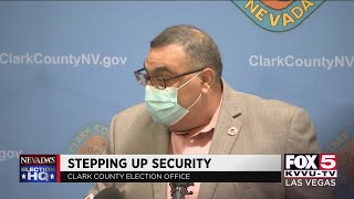 Clark County Registrar of Voters emphasizes election HQ security