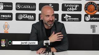 RDP Jordi Juste tras el ODILO FC Cartagena CB - MOVISTAR Estudiantes