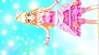 【アイカツスターズ】白鳥ひめちゃんで、（アイカツモバイル）「メモリーフローラル」コーデ♪　（POPCORN DREAMING）