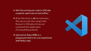Learn to Code with Ruby V2 - 01 - Introduction & Installation - 20 - Section Review [SLIDES]