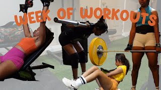 FULL WEEK OF WORKOUTS: 5 DAY SPLIT | WORKOUT ROUTINE