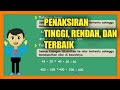 Penaksiran Bilangan Cacah (Taksiran Tinggi, Rendah, dan Terbaik)