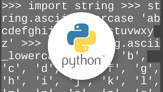 Alphabet range in Python