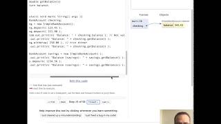 Creating Java Classes - BankAccount Example