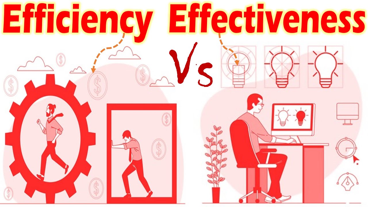 Difference Between Effectiveness Efficiency