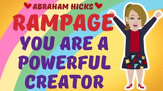 ✨Rampage You Are A Powerful Creator💜 ~ Abraham Hicks 2022 - Law Of Attraction🌈