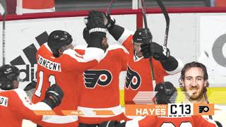 (EA SPORTS NHL 21) (Penguins vs Flyers) Gameplay