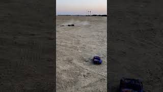 (baja 5t )Drifting on the sand in the Arabian desert