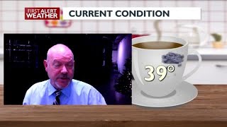 Light Rain to Afternoon Clouds and Mild Today