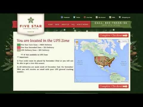 Five Star Christmas Tree Co. - Home delivery for real, fresh-cut Christmas trees Five Star Christmas Tree Co. - Home delivery for real, fresh-cut Christmas trees