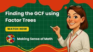 Finding the Greatest Common Factor Using Factor Trees