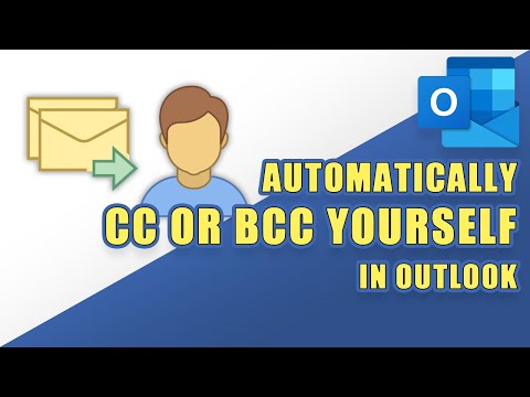 How to Automatically CC or BCC Yourself in Outlook  (easy setup!)