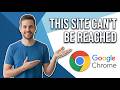 How To Fix This Site Can't Be Reached In Google Chrome (Easy Guide)