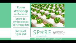 Introduction to Hydroponics and Aeroponics