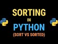 Sorting Lists in Python Tutorial  (difference between sorted built-in function vs. sort list method)