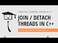 Join And Detach In C++