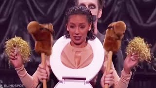 Tape Face: Mel B. Public TOILET Shaming! Live Finale (FULL) | America's Got Talent 2016