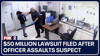$50 million lawsuit filed after Warren Police officer assaults suspect during bo