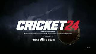 How Can We Fix Cricket 24 | Login Error | Not Working IF anybody has a solution let me know🤣
