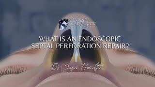 What is endoscopic septal perforation repair?