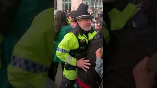 Police in UK's Manchester beat pro-Palestine protesters