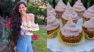 Birthday Cupcakes! 🎂Lemon Meringue No Bake Cakes with Raspberry Frosting | FullyRaw Vegan