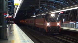 【8776次】臺鐵 2024.06.21 [電力機車 E505] 夜行試車 牽引6輛PP自強客車 松竹爬坡通過 TR【Test Train No.8776】E505 Hauling 6 PP Cars