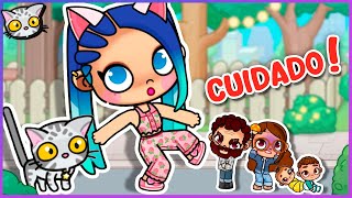 👀 Espio a ROTINA de uma FAMÍLIA ANÃ no Avatar World 🏡✨ Lili e Tofu