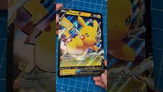 Cut Up Jumbo Pikachu V Card #pokemon #pokemongo #pokémon #3dcards