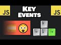 Learn JavaScript KEY EVENTS in 10+ minutes! ⌨
