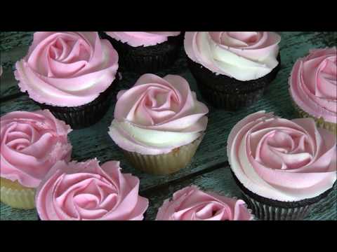 How to Pipe a Rose Swirl on a Cupcake by Emma's Sweets How to Pipe a Rose Swirl on a Cupcake by Emma's Sweets