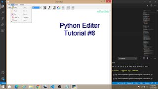 Python Project Tutorial | Make a Notepad Software using Python | Tutorial #6