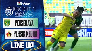 Persebaya Surabaya vs Persik Kediri | Line Up & Kick Off BRI Liga 1 2023/24