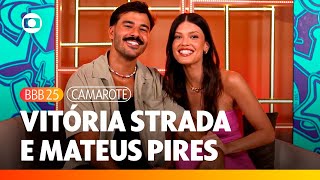 Vitória Strada e Mateus Pires são participantes do BBB 25! ✨Conheça os brothers! | BBB 25 | TV Globo