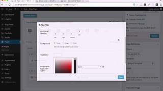 WOW WP: Use Visual shortcodes with section and column