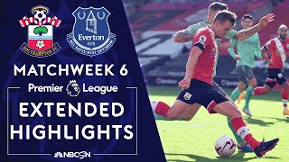 Southampton v. Everton | PREMIER LEAGUE HIGHLIGHTS | 10/25/2020 | NBC Sports