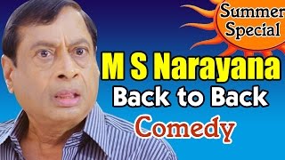 M S Narayana Back to Back Comedy Scenes