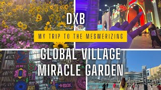 Travel with me at Global Village and Miracle Garden in DUBAI 🌸🫶🏻