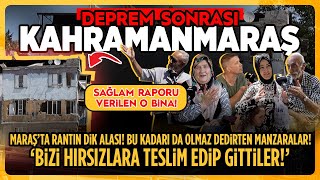 Kahramanmaraş'ta Büyük SKANDAL! | Yıkık Binalara 'SAĞLAM' Raporu Verildi! #sokakroportajlari