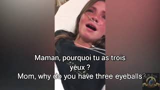 Anesthésie drôle / Funny anesthesia react 🤣 Elle passe part toutes les émotions en quelques sec 🤣