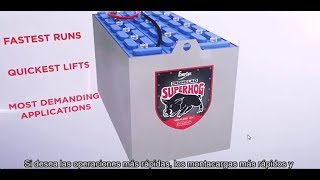 IRONCLAD Superhog Batteries by EnerSys: Super-Charged Performance – with Spanish subtitles