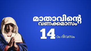 Day 14 | മെയ് മാസ വണക്കം | മാതാവിന്റെ വണക്കമാസം പതിനാലാം ദിവസം | Mathavinte vanakkamasam