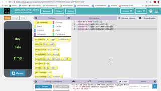 App Lab JavaScript Date Object Intro