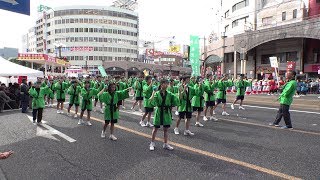 鹿児島玉龍中学校3年① @おはら祭(第1部/総踊りGグループ) 2018-11-03T10:51