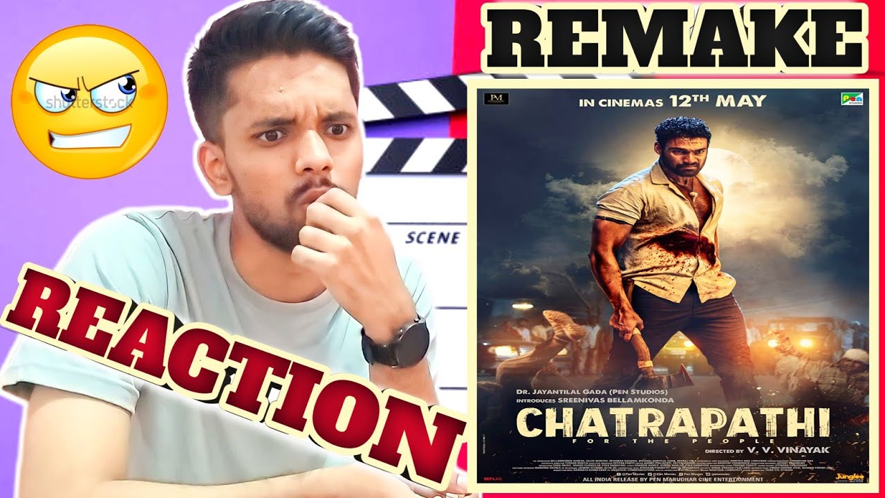 Chatrapathi Trailer REACTION 🙄 L Bellamkonda Sai Sreenivas L By React ...