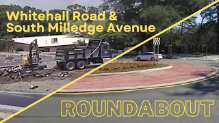 Whitehall Road & South Milledge Avenue Roundabout Construction Timelapse