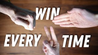 HOW TO WIN ROCK PAPER SCISSORS!! // EASY TUTORIAL