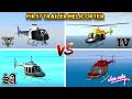 EVERY GTA FIRST TRAILER HELICOPTER (ALL GTA COMPARISON)