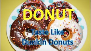 Donut Receipe in Tamil/Taste Like Dunkin Donuts/USA2MADRAS TV/Katapa TV